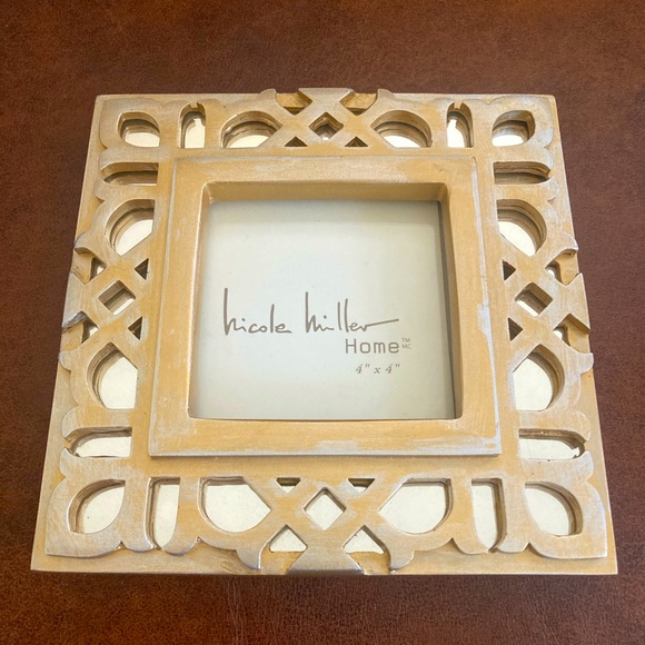 Nicole Miller Accents Nicole Miller Home Gold Latticework Frame